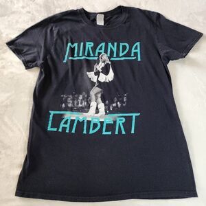 Gildan Miranda Lambert Liven Like Hippies Black Tshirt With Graphics Size Medium